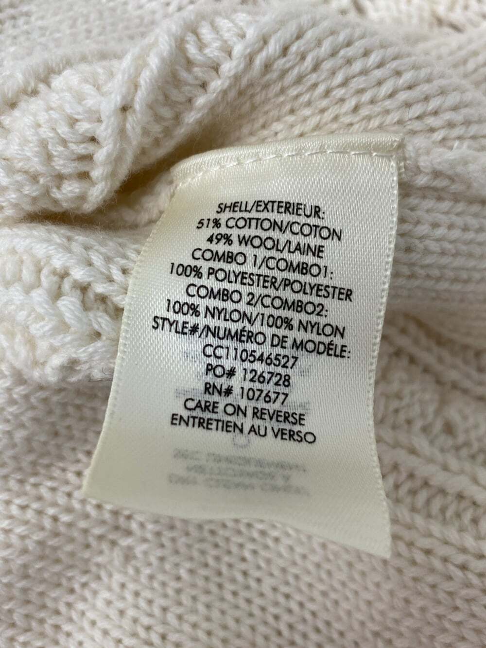 Alice and Olivia Kitty Bow Front Sweater White Dress Large - Picture 11 of 12